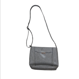 Roots Grey Crossbody Purse